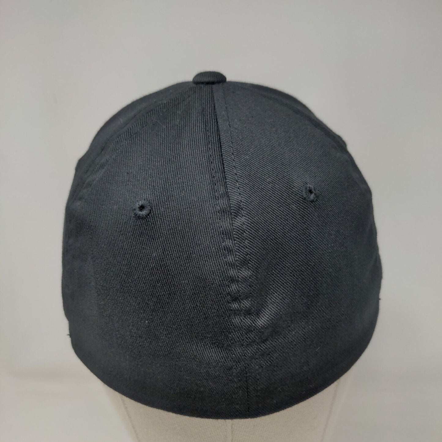 Advanced Sign Fitted Hat Black S/M Flexfit Embroidered 6 Panel Port Authority