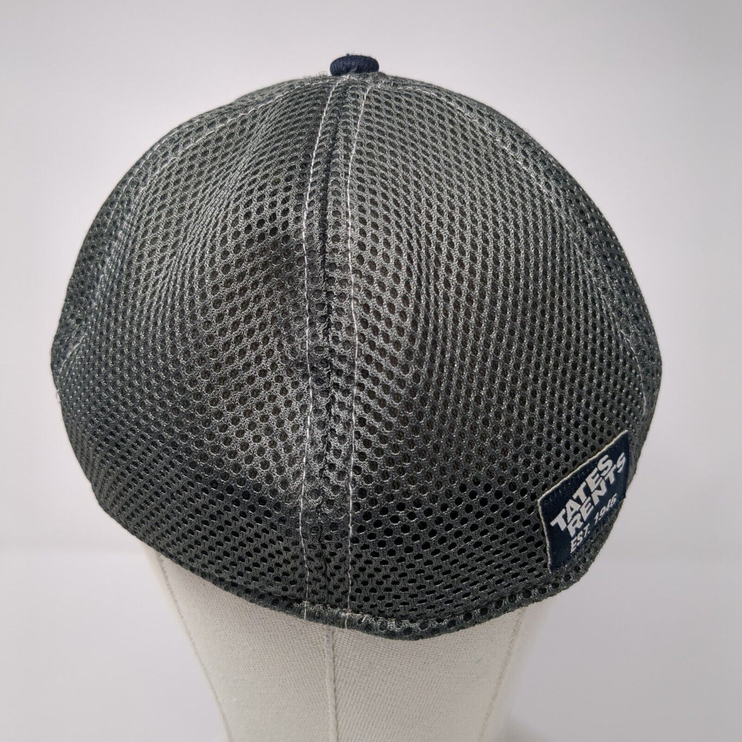 Tates Rents Fitted Mesh Back Hat Multi L/XL Colorblock Embroidered