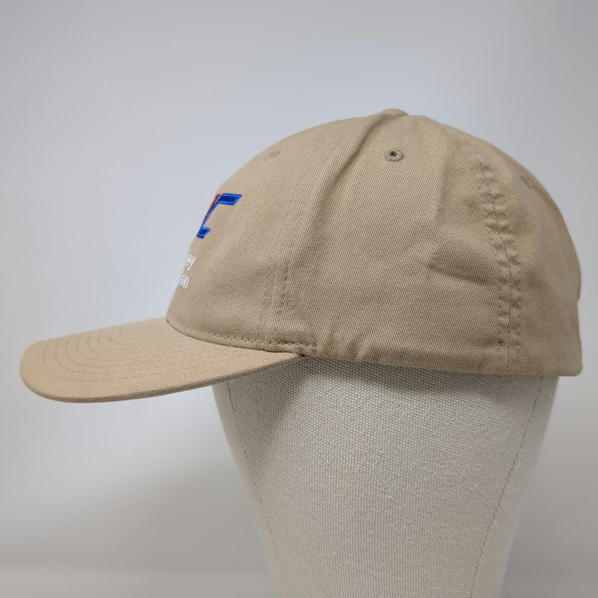 Port Authority Baseball Cap Beige XL West Valley Construction WVC Flexfit Hat