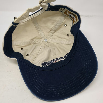 Richardson Baseball Cap Beige One Size Slideback Curved Brim Cotton Logo Hat