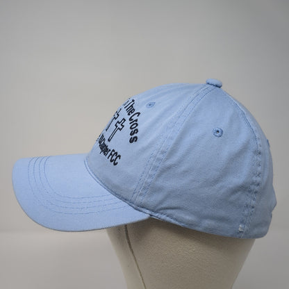 Journey To The Cross Cowboy Up Slideback Hat Blue One Size Outdoor Cap
