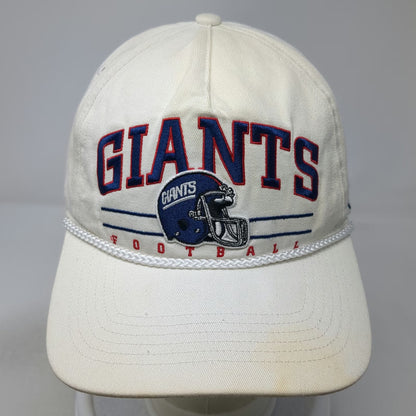 New York Giants NFL '47 5 Panel White One Size Hat Rope Football Helmet Logo