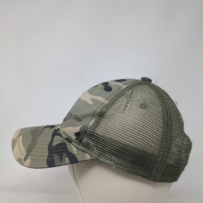 Unbranded Snapback Trucker Hat Camouflage One Size Mesh Back Adjustable