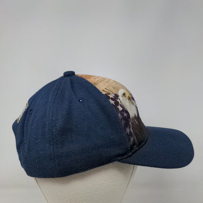 American Flag Eagle Snapback Hat Multicolor OSFA Embroidered Patriotic Pit Bull