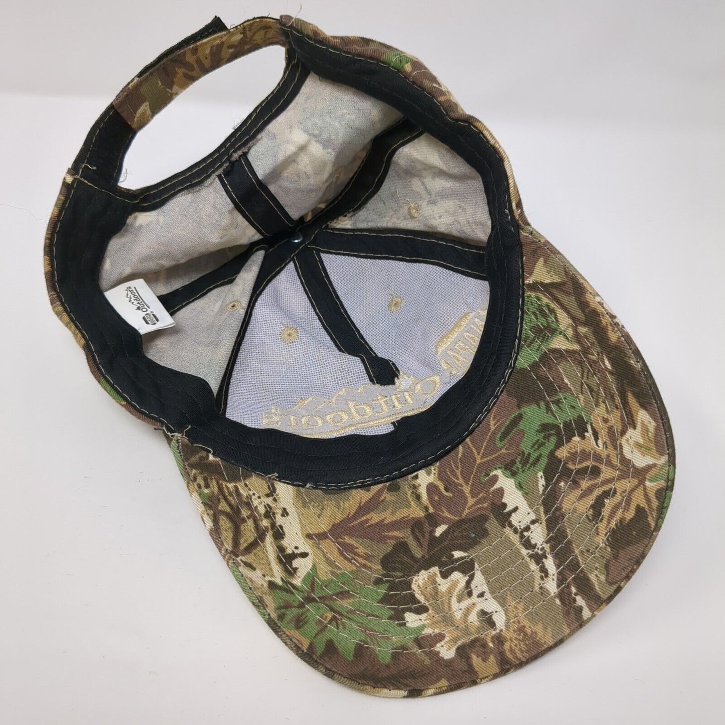 NAPA Outdoors Strapback Hat Camo One Size Adjustable Embroidered