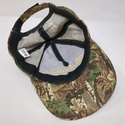 NAPA Outdoors Strapback Hat Camo One Size Adjustable Embroidered