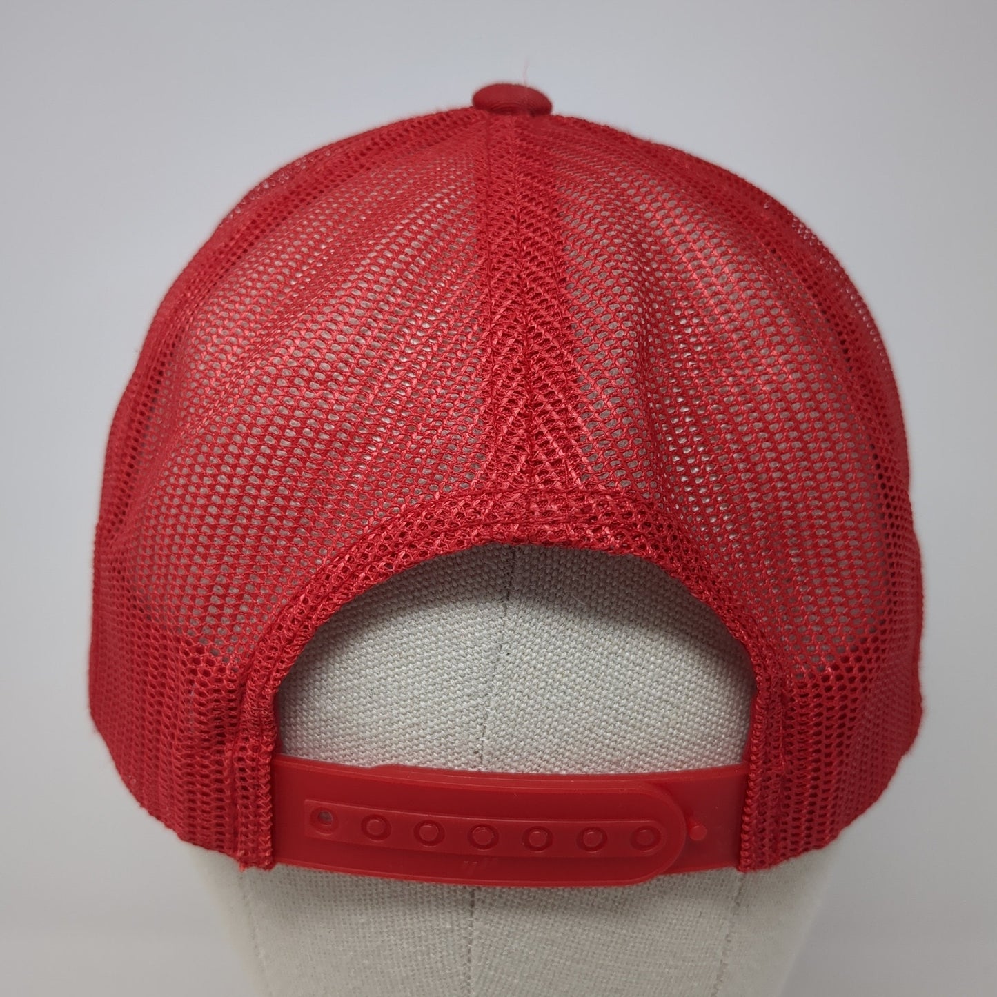 Make #10 Great Again Snapback Trucker Hat Red One Size Mesh Back Yupoong