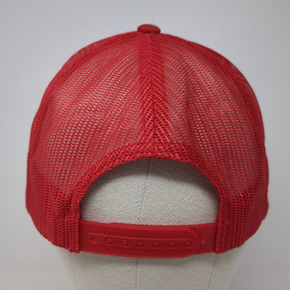 Make #10 Great Again Snapback Trucker Hat Red One Size Mesh Back Yupoong