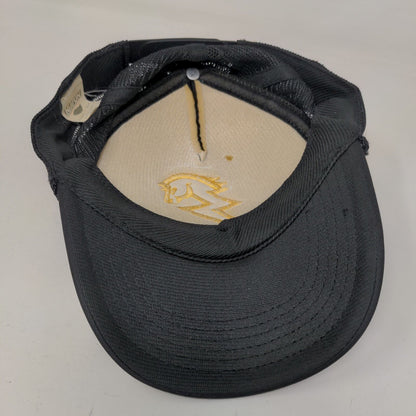 Lightning Horse Snapback Mesh Back Rope Trucker Hat Black One Size Nissun