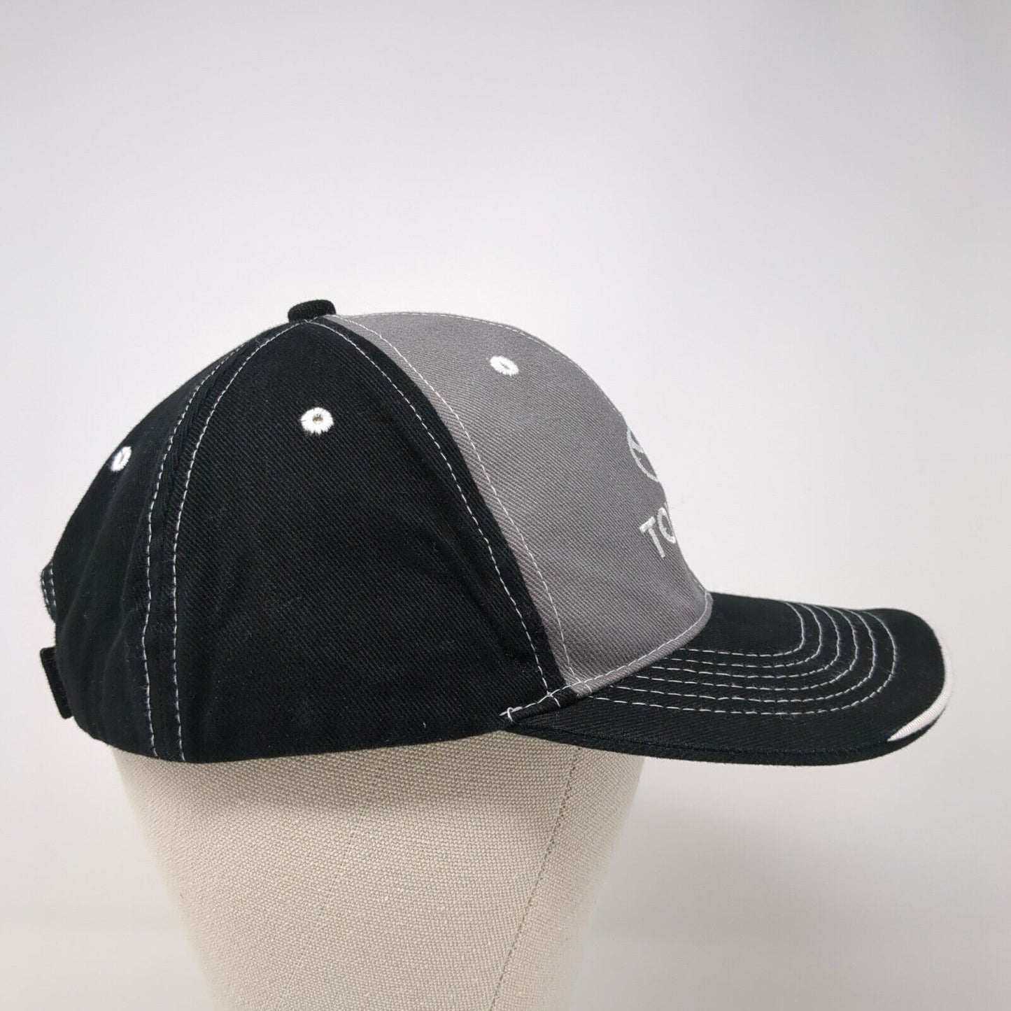 Toyota Spell Out Strapback Hat Multi One Size Embroidered Colorblock