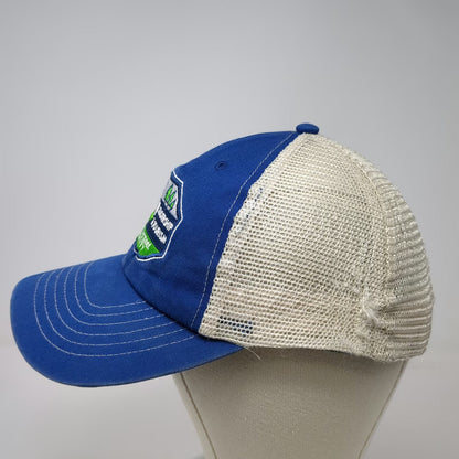 Sportsman Baseball Cap Blue One Size Northern Vermont University Mesh Back Hat