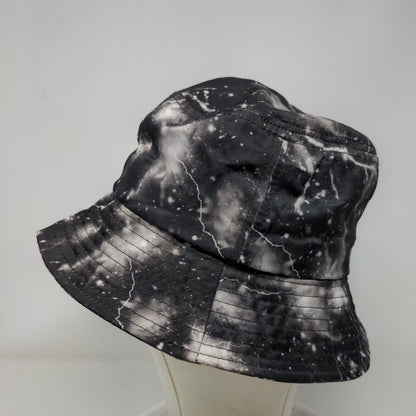 Unbranded Bucket Hat Multicolor XST Lightning Print Outdoor Cotton