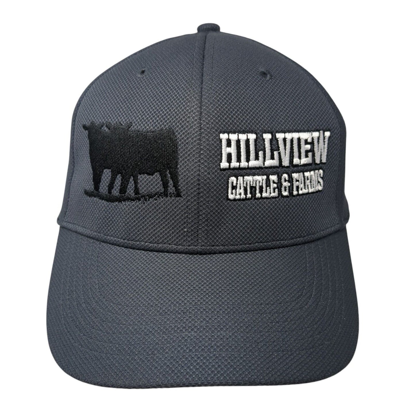 Hillview Cattle & Farms Snapback Hat Gray OS Adjustable Embroidered Sport-Tek