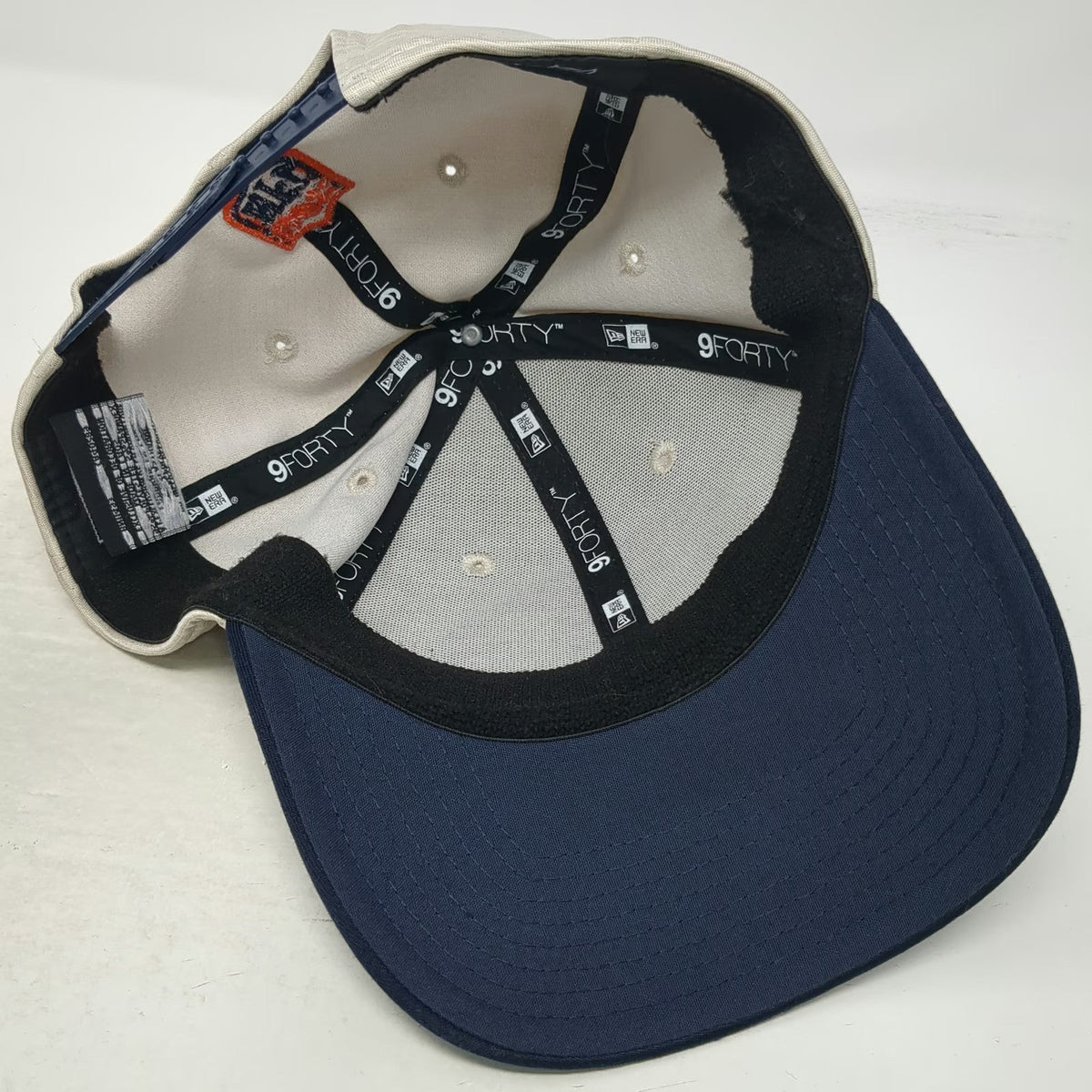 Chicago Bears NFL New Era Snapback Hat Gray Blue One Size 9FORTY Curved Brim
