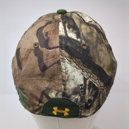 Under Armour Fitted Hat Camo L/XL Stretch Embroidered Hunting Outdoor