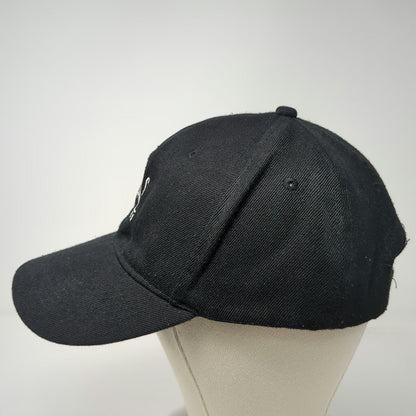 TRS Hotels Logo Black Baseball Cap One Size Embroidered Strapback Hat 6 Panel