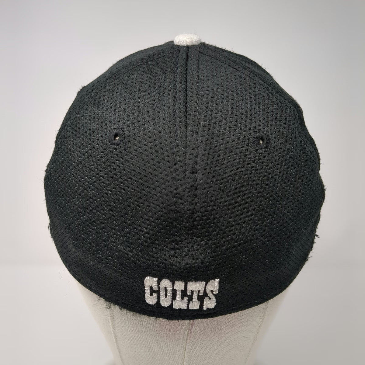 Indianapolis Colts NFL New Era 39THIRTY Cap Black M Stretch Fit Horseshoe Hat