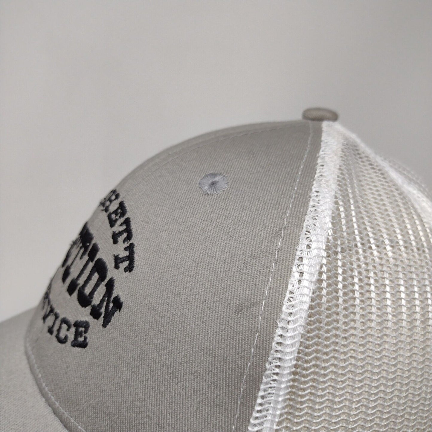 Pickett Auction Service Snapback Trucker Hat Gray One Size Mesh Back