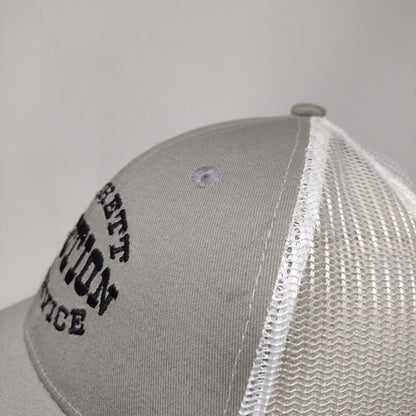 Pickett Auction Service Snapback Trucker Hat Gray One Size Mesh Back