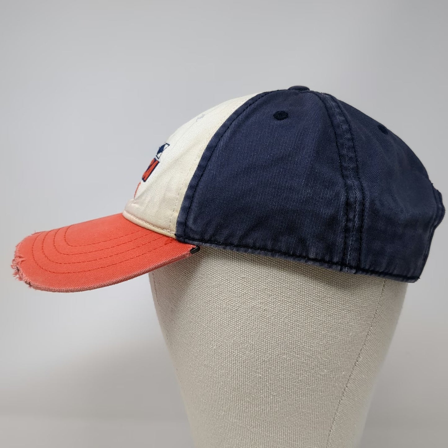 Nautica Slideback Baseball Cap Blue One Size Nautical Signal Flags Cotton Hat