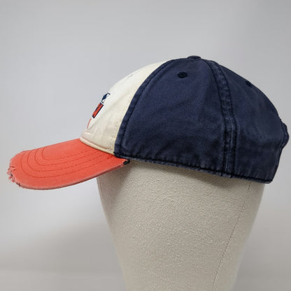 Nautica Slideback Baseball Cap Blue One Size Nautical Signal Flags Cotton Hat