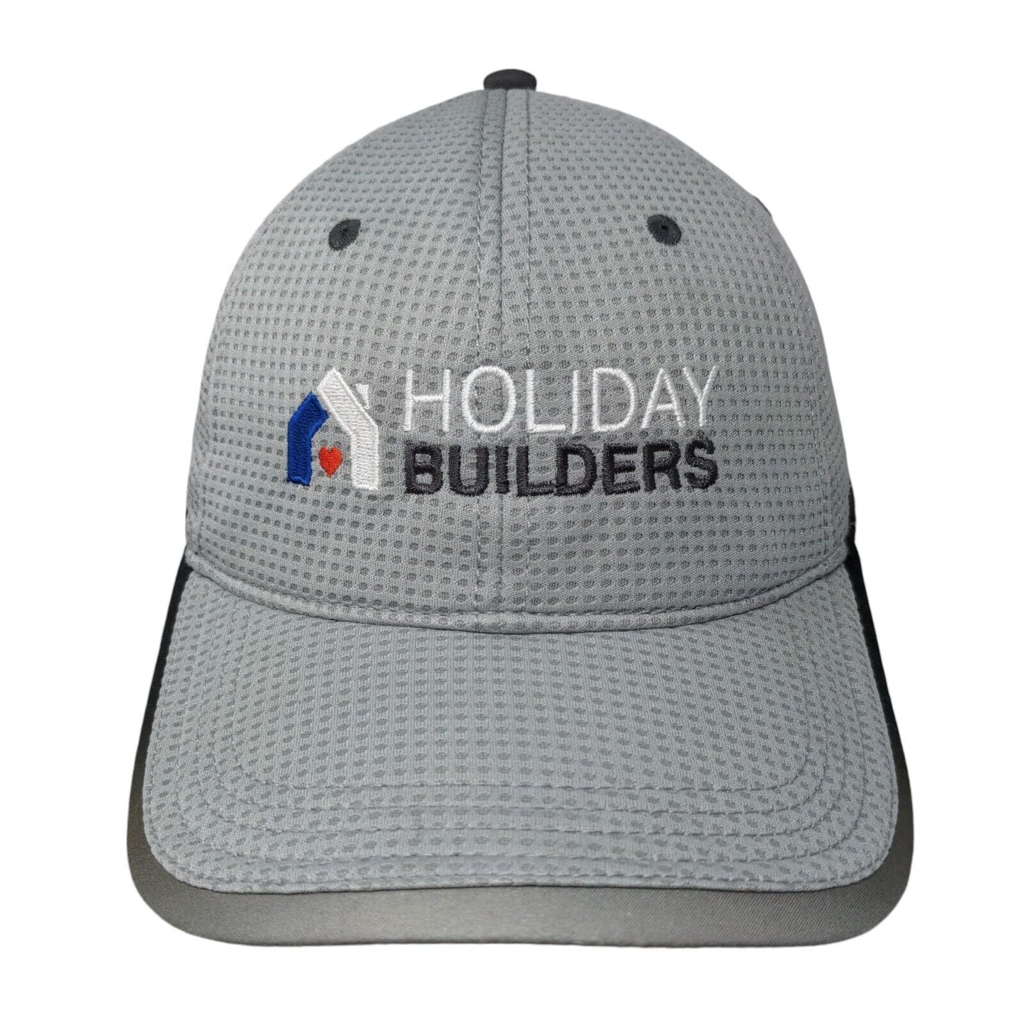 Holiday Builders Strapback Golf Hat Gray OS Adjustable Embroidered Cap America