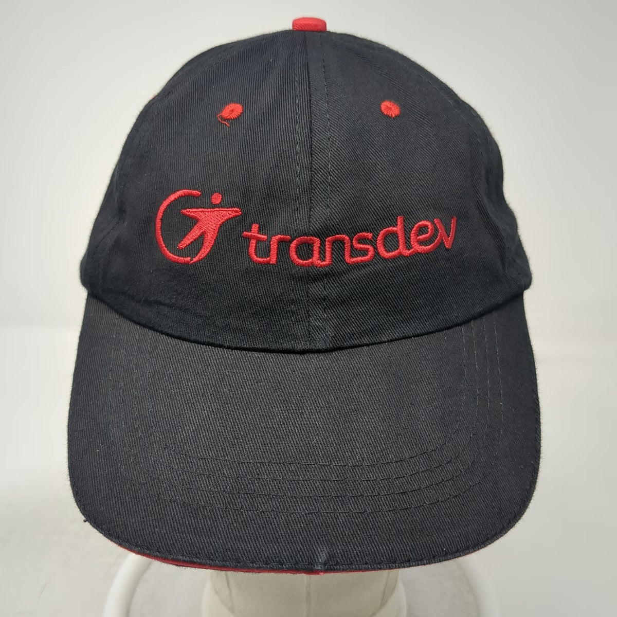 HitWear Transdev Embroidered Logo Black One Size Baseball Cap Strapback Hat