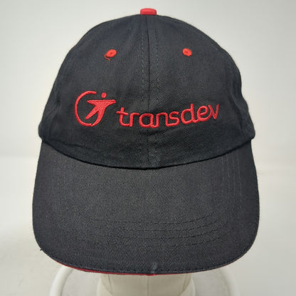 HitWear Transdev Embroidered Logo Black One Size Baseball Cap Strapback Hat