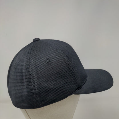 Sport-Tek Fitted Hat Black L/XL Embroidered Tezseract Flexfit 6 Panel