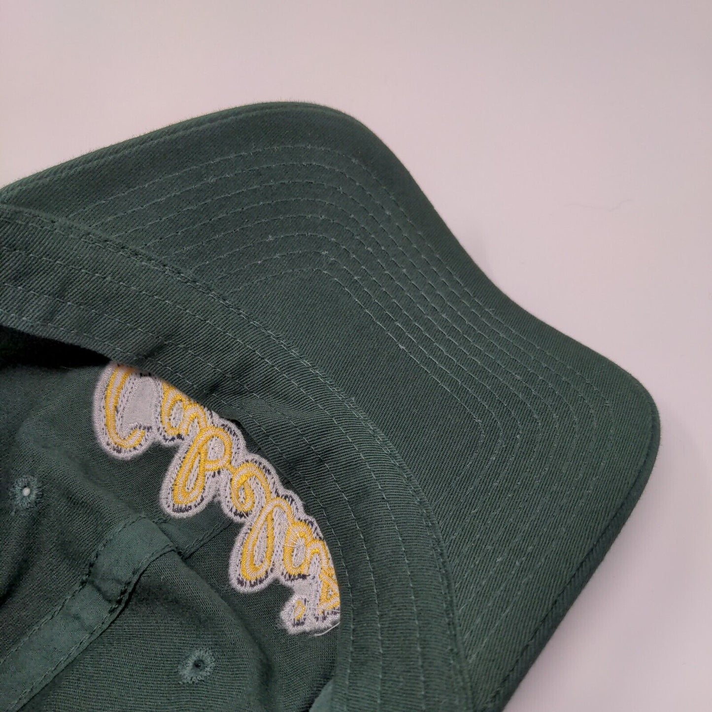 Cabela's Slideback Hat Green OSFA Adjustable Embroidered Vent Holes