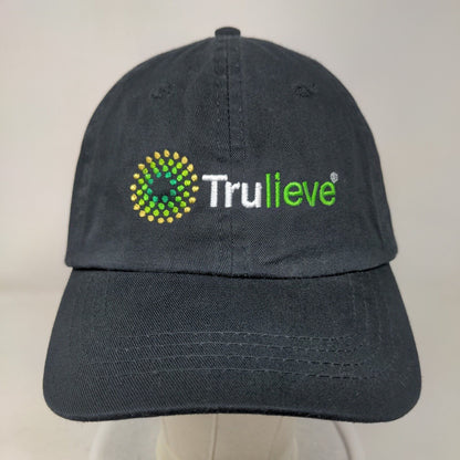 Trulieve Strapback Hat Black One Size Embroidered Vent Holes Port Authority