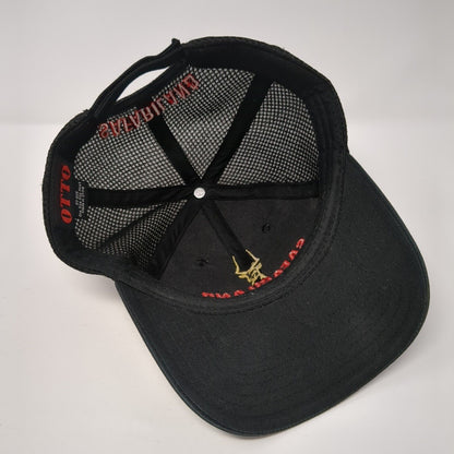 Safariland Strapback Mesh Back Hat Black One Size Embroidered Otto