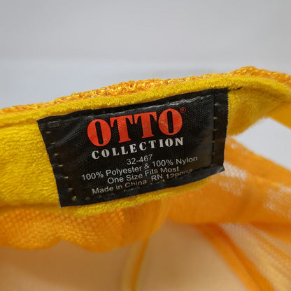 Otto Trucker Hat Yellow OSFM June Lake Brewing JLB Mesh Back Snapback Foam Front