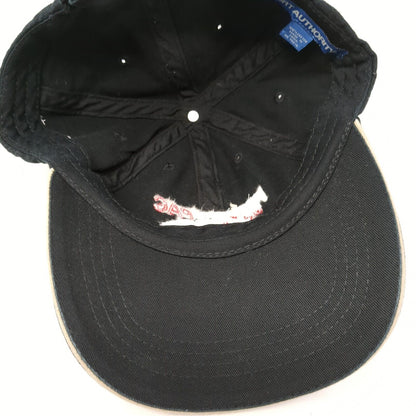 World Pac WBR Strapback Hat Black One Size Adjustable Embroidered Port Authority