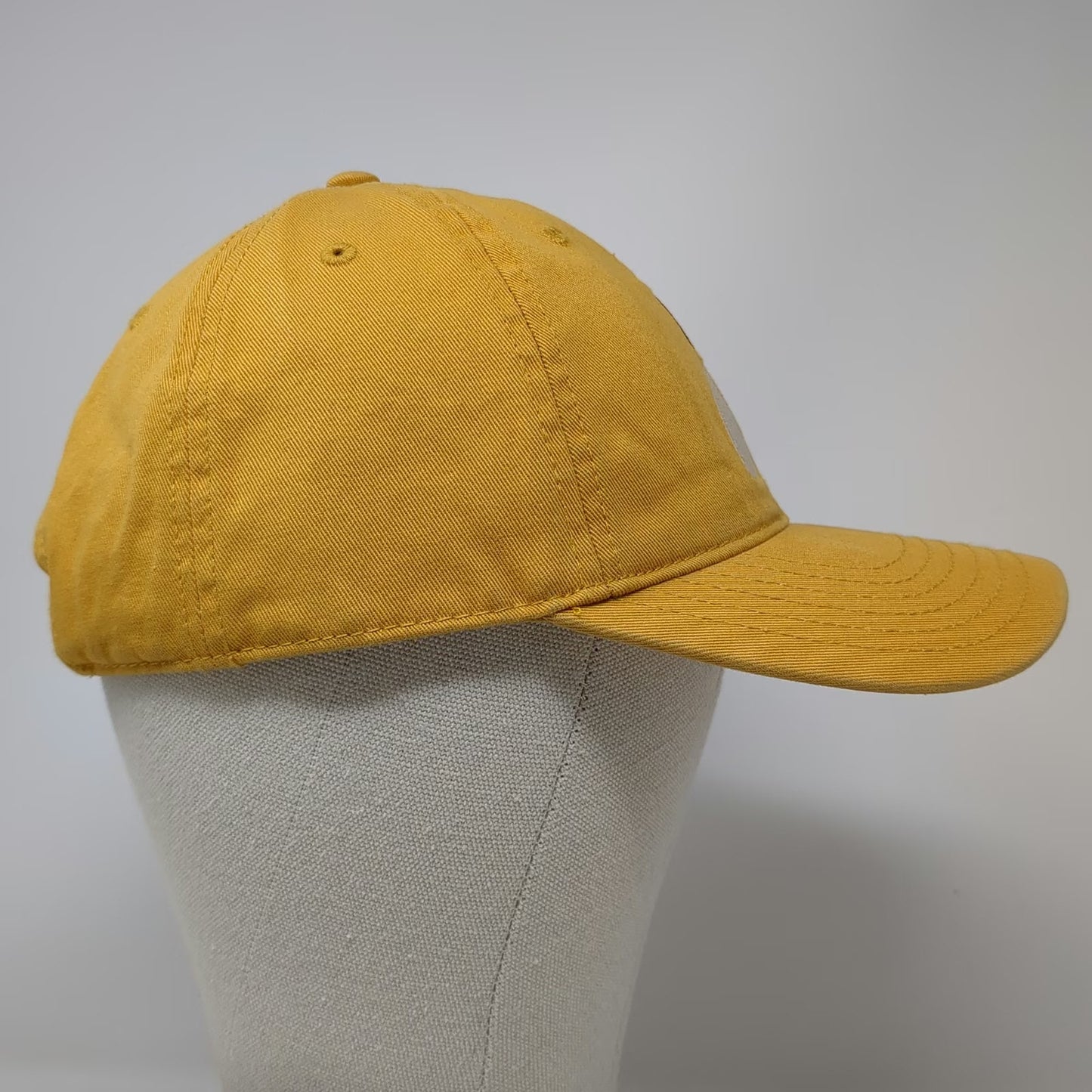 Mad Engine Baseball Cap Yellow One Size Cotton Slideback Embroidered Rainbow Hat