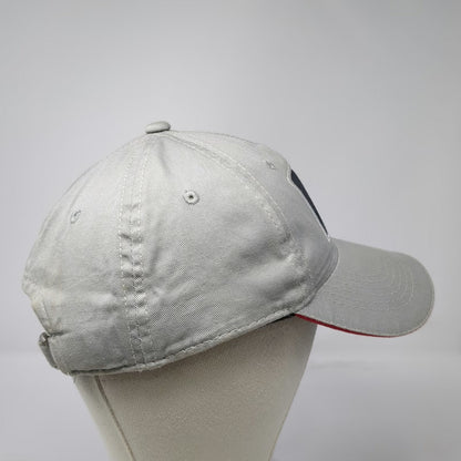 Signatures Coors Light Baseball Cap Gray One Size Red Trim Slideback Hat Patch