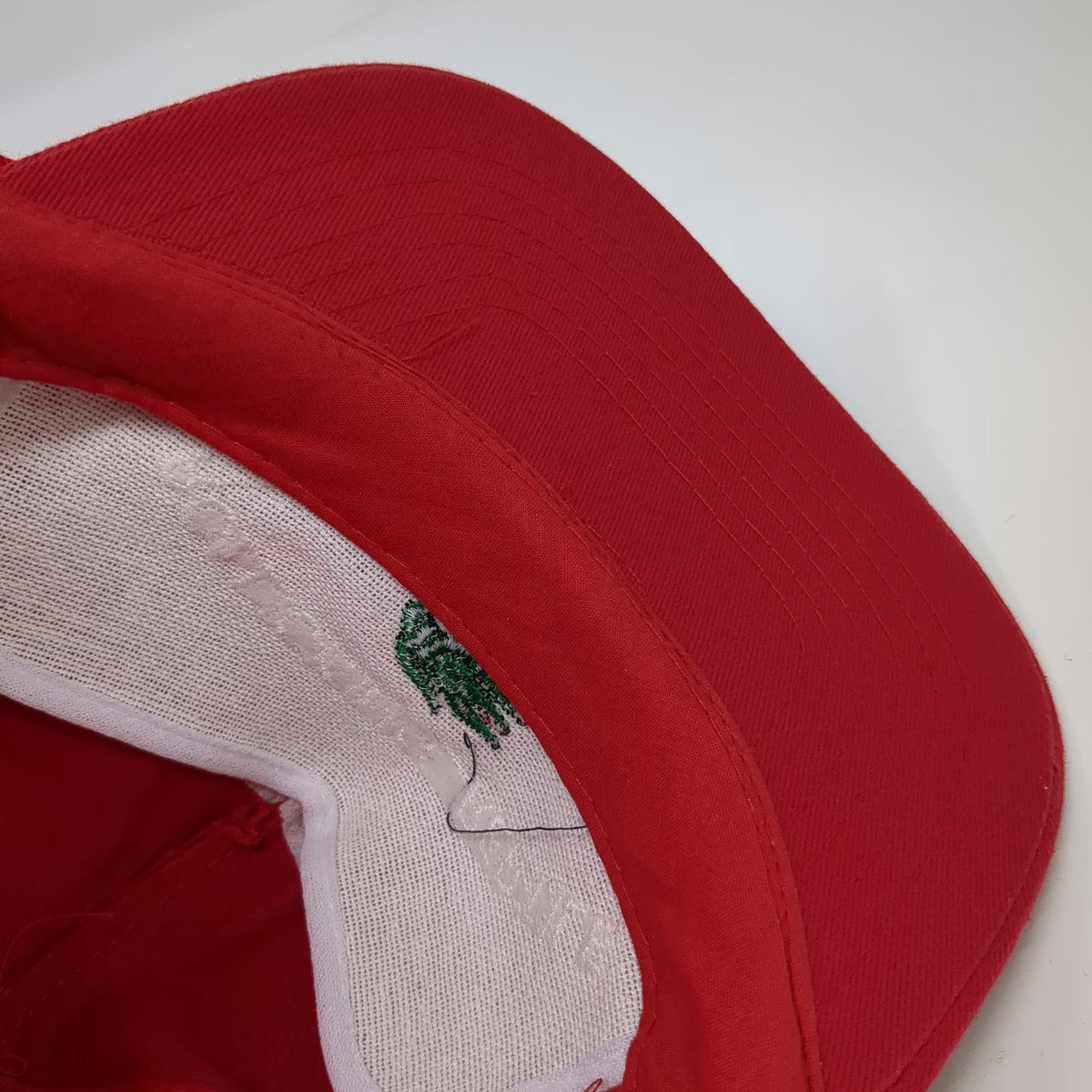 Ama Pro Trucker Red OS Rope Brim Snapback Rollicking Reptile Ranch Cotton Hat