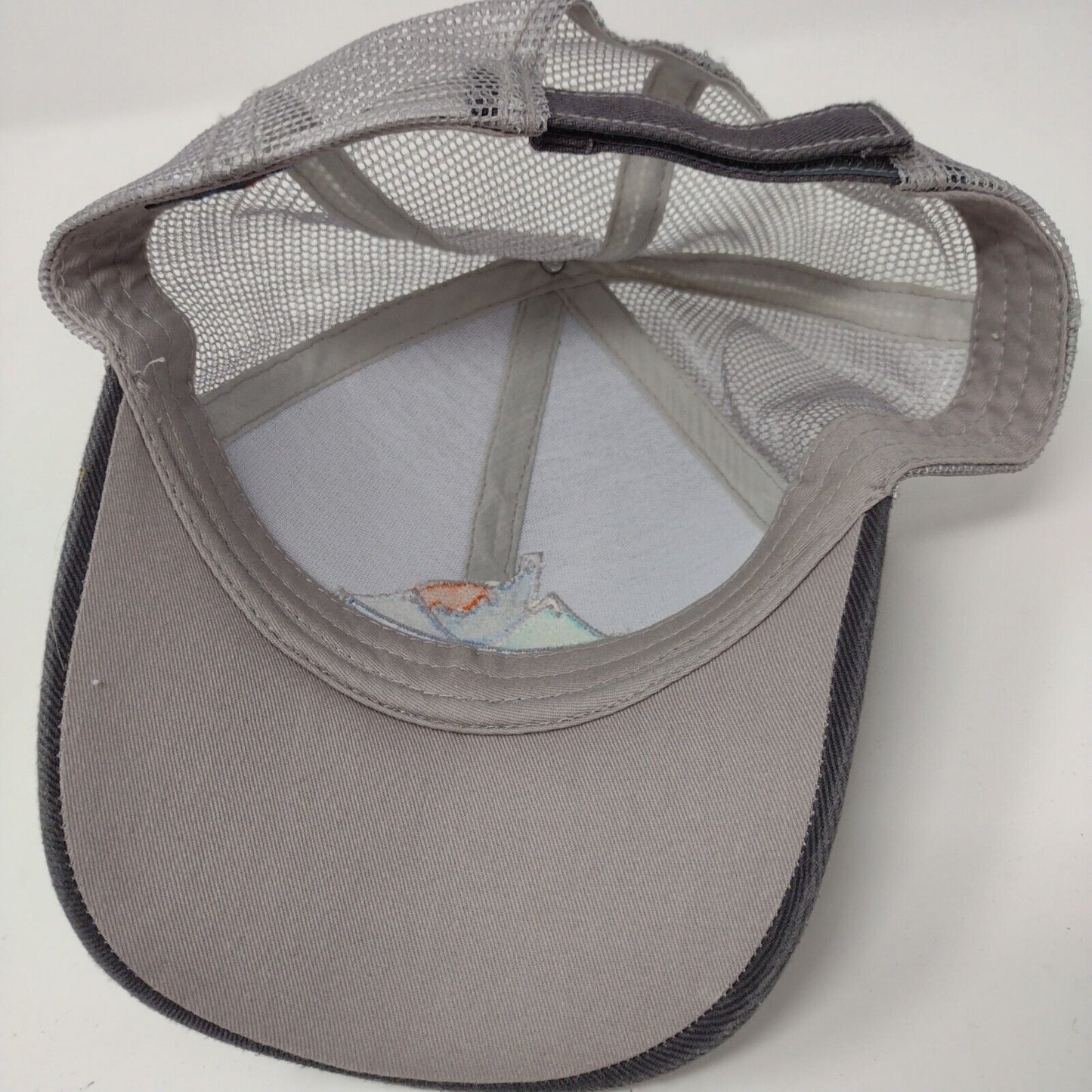 Idaho Sunset Strapback Mesh Back Trucker Hat Gray OSFA Colorblock HG