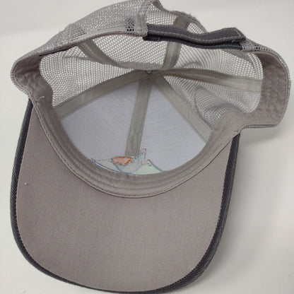 Idaho Sunset Strapback Mesh Back Trucker Hat Gray OSFA Colorblock HG