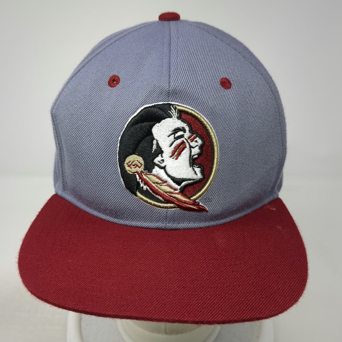 Florida State Seminoles NCAA Zephyr Snapback Gray Red One Size Hat Structured