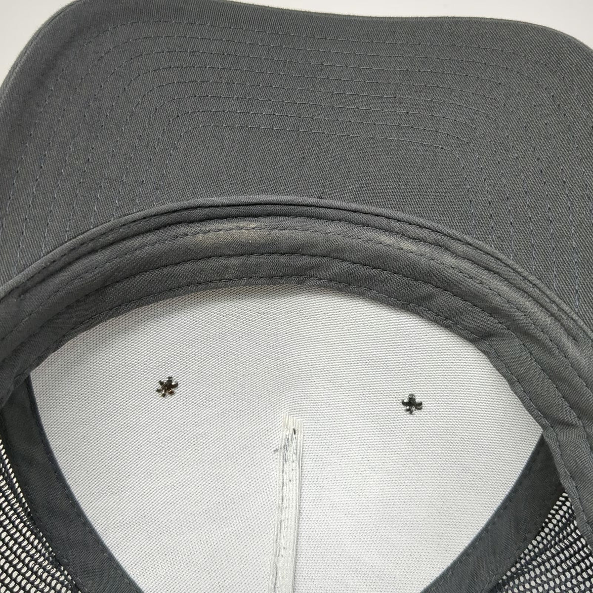 Stryder Trucker Hat Gray One Size Moab Utah Delicate Arch Patch Snapback Mesh