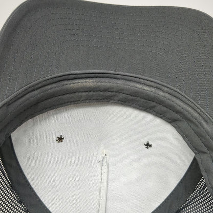 Stryder Trucker Hat Gray One Size Moab Utah Delicate Arch Patch Snapback Mesh