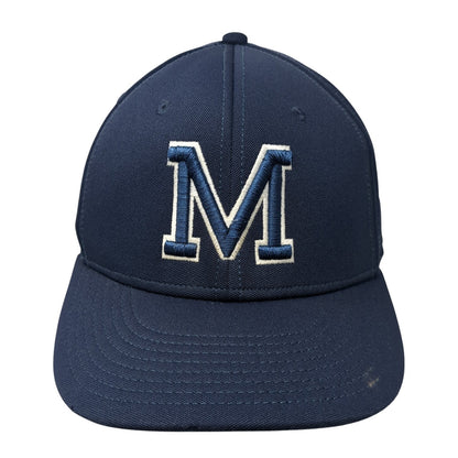 M Fitted Baseball Cap Blue Small Lightweight Embroidered Gametek The Game