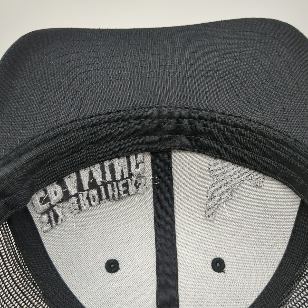 Yupoong Trucker Hat Black One Size Idaho Six Brothers Framing Mesh Snapback