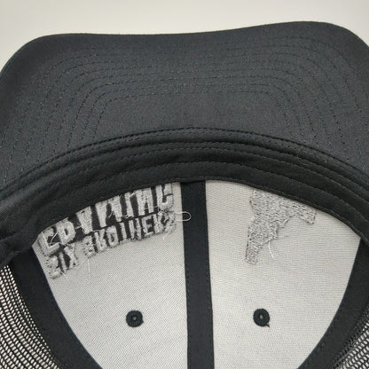Yupoong Trucker Hat Black One Size Idaho Six Brothers Framing Mesh Snapback