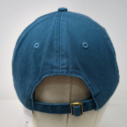 Peet's Coffee Baseball Cap Blue One Size Adjustable Cotton Slideback Hat Mug
