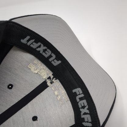 Earth Probe Fitted Hat Black L/XL Embroidered Flexfit Port Authority