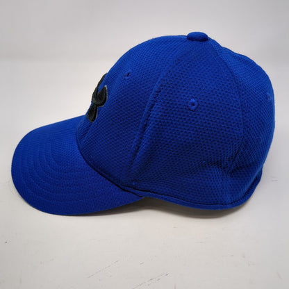 Under Armour Youth FItted Hat Blue XS/S Classic Fit Embroidered Polyester