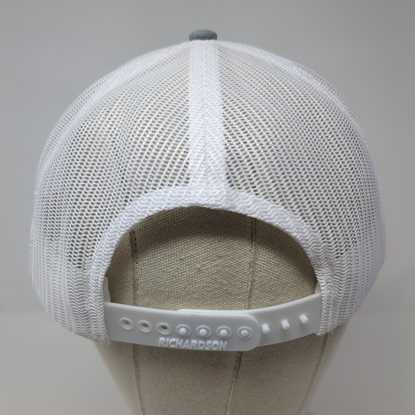 The Duran Group Snapback Mesh Back Trucker Hat Gray One Size Adjustable