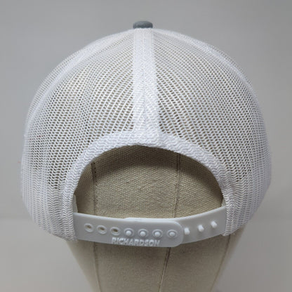 The Duran Group Snapback Mesh Back Trucker Hat Gray One Size Adjustable